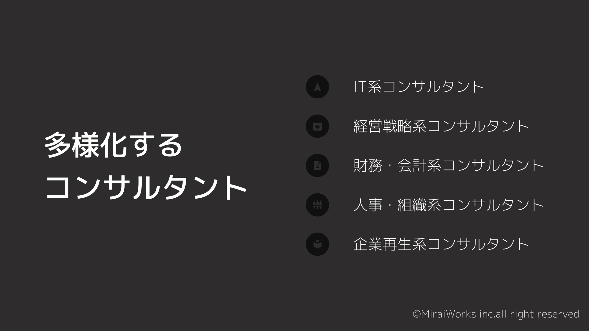 多様化するコンサルタント_みらいワークス