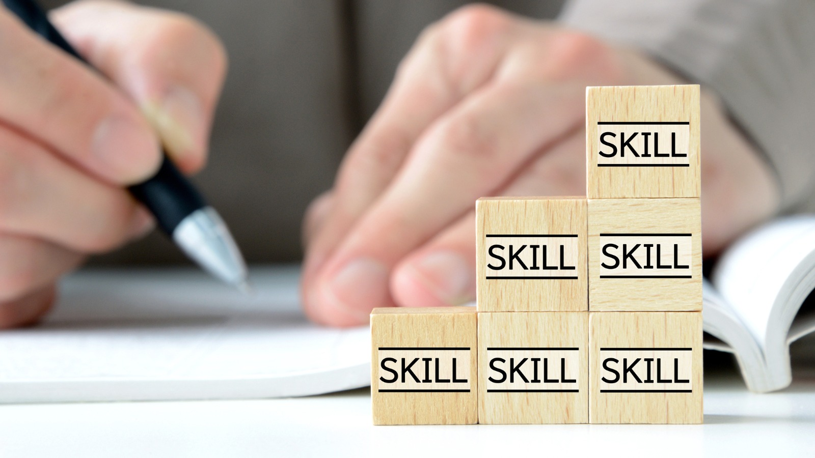 「SKILL」の積み木ブロック