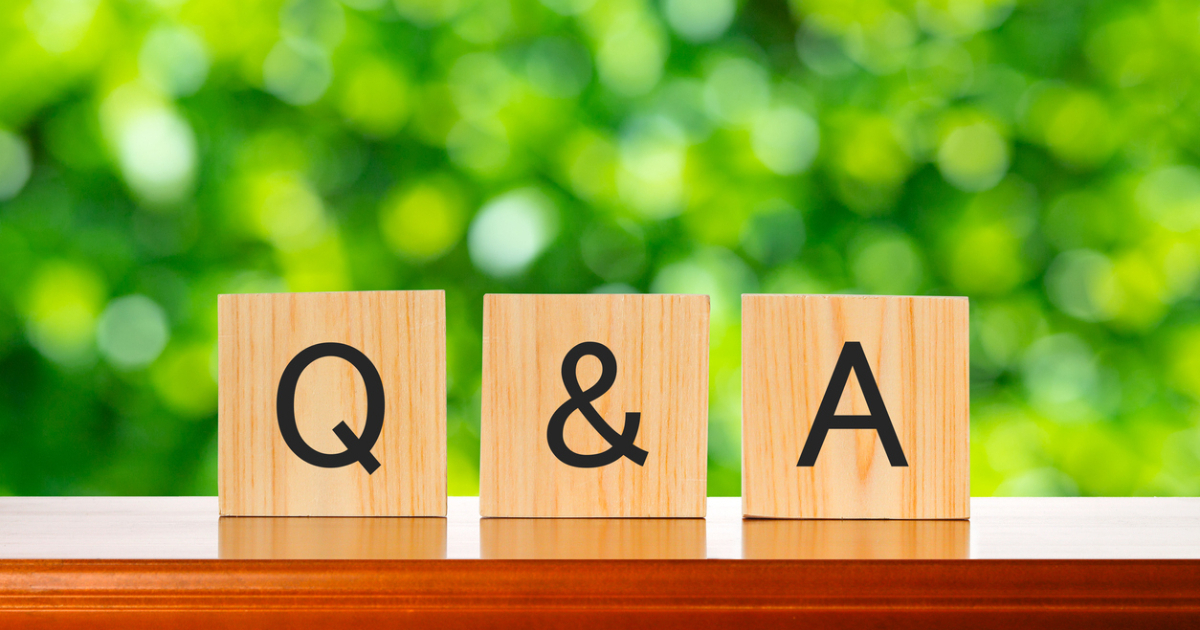 Q&Aと書かれたブロック